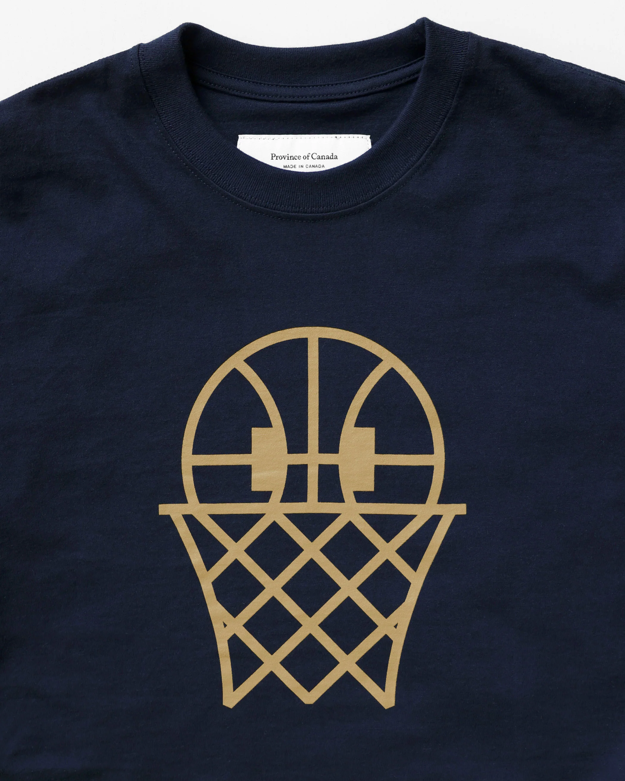 Basketball Long Sleeve Tee Navy - Unisex - Image 5