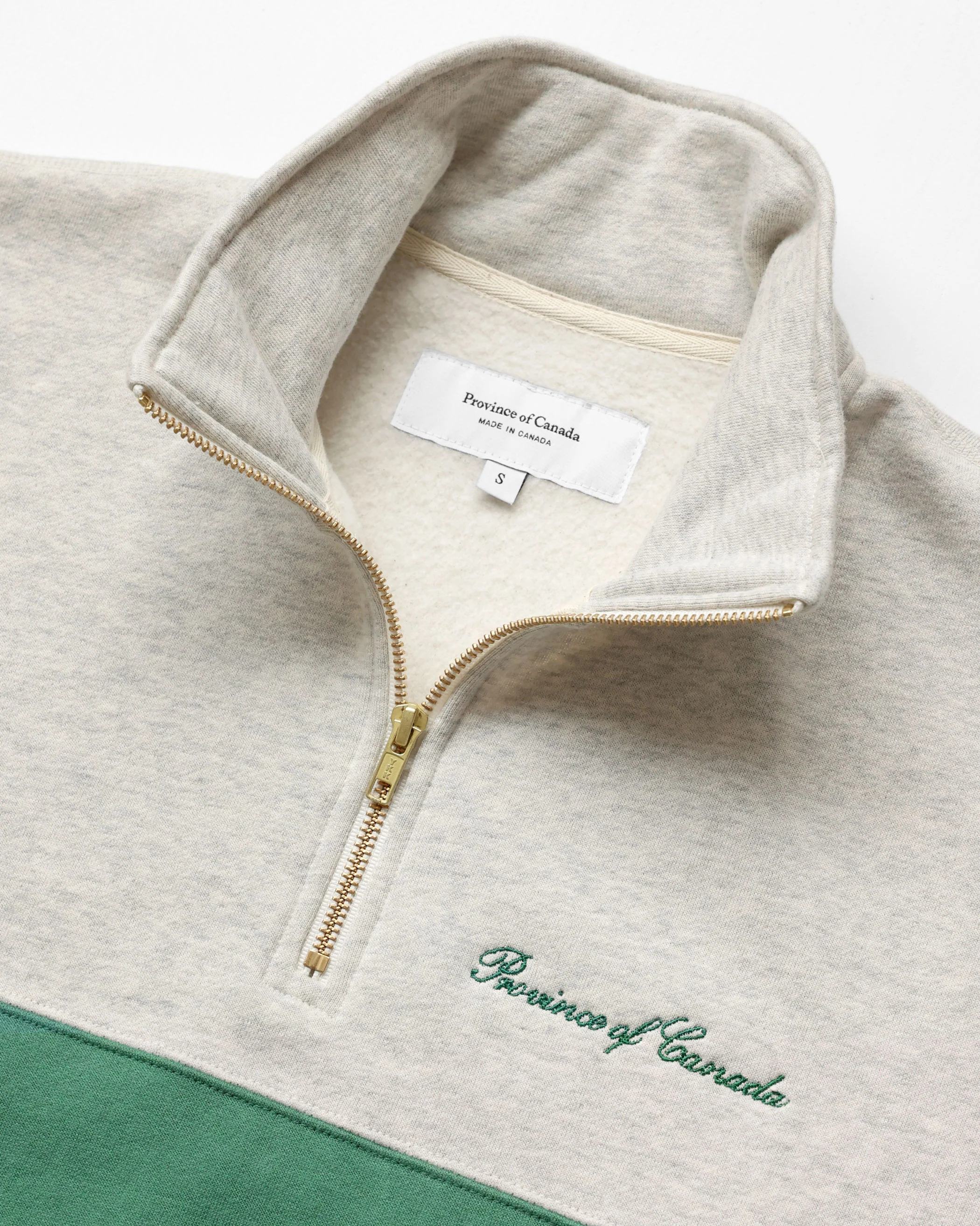 Club Fleece Half Zip Green - Unisex - Image 3