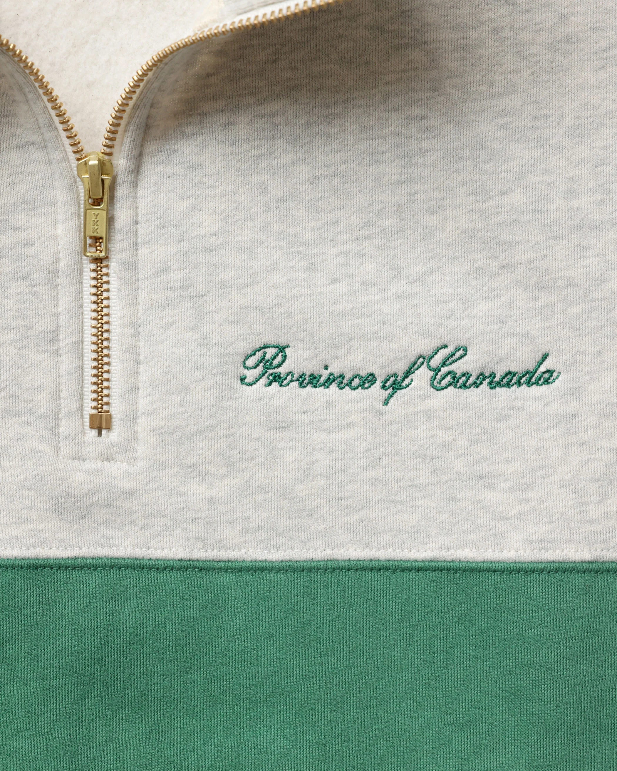 Club Fleece Half Zip Green - Unisex - Image 4