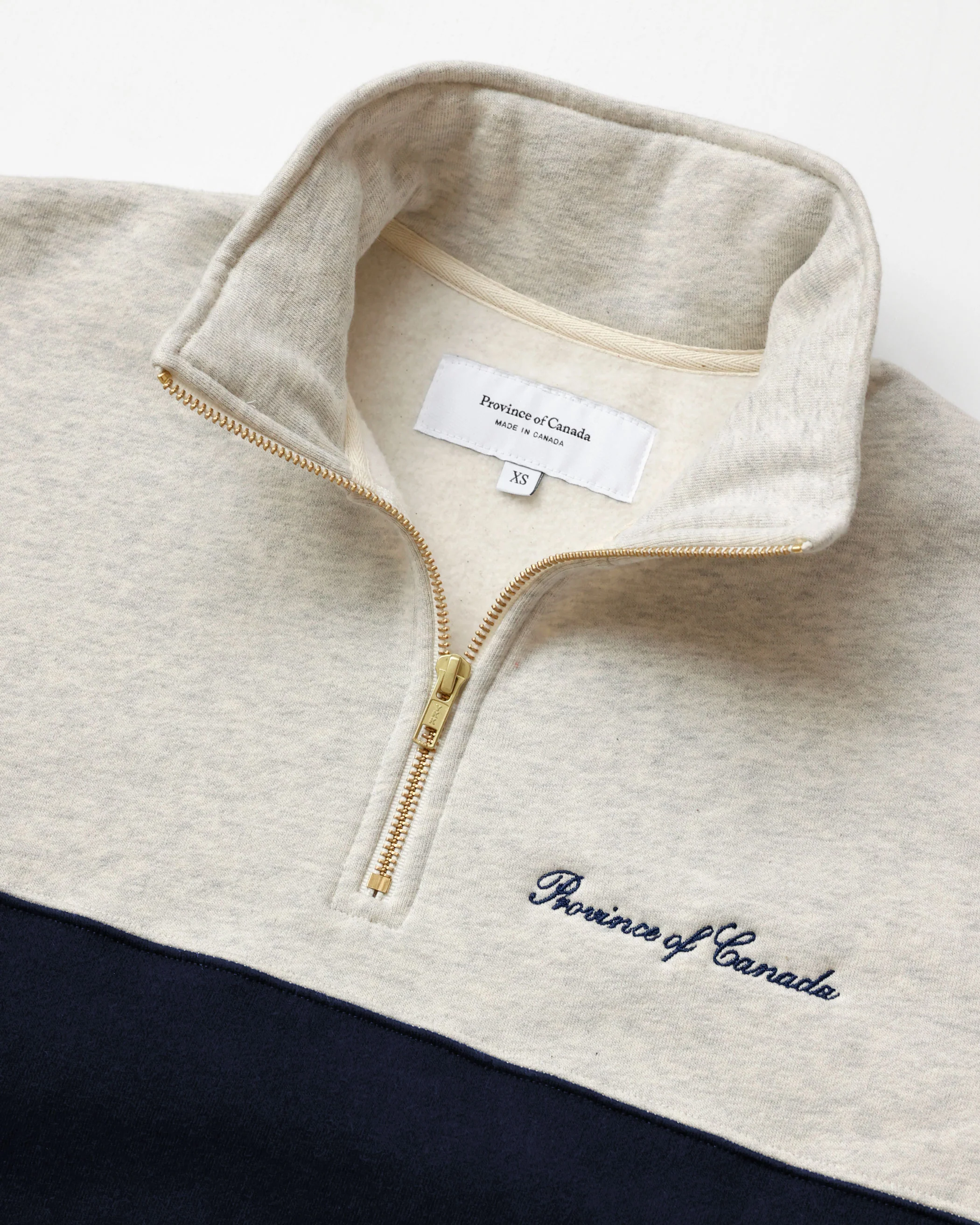 Club Fleece Half Zip Navy - Unisex - Image 4