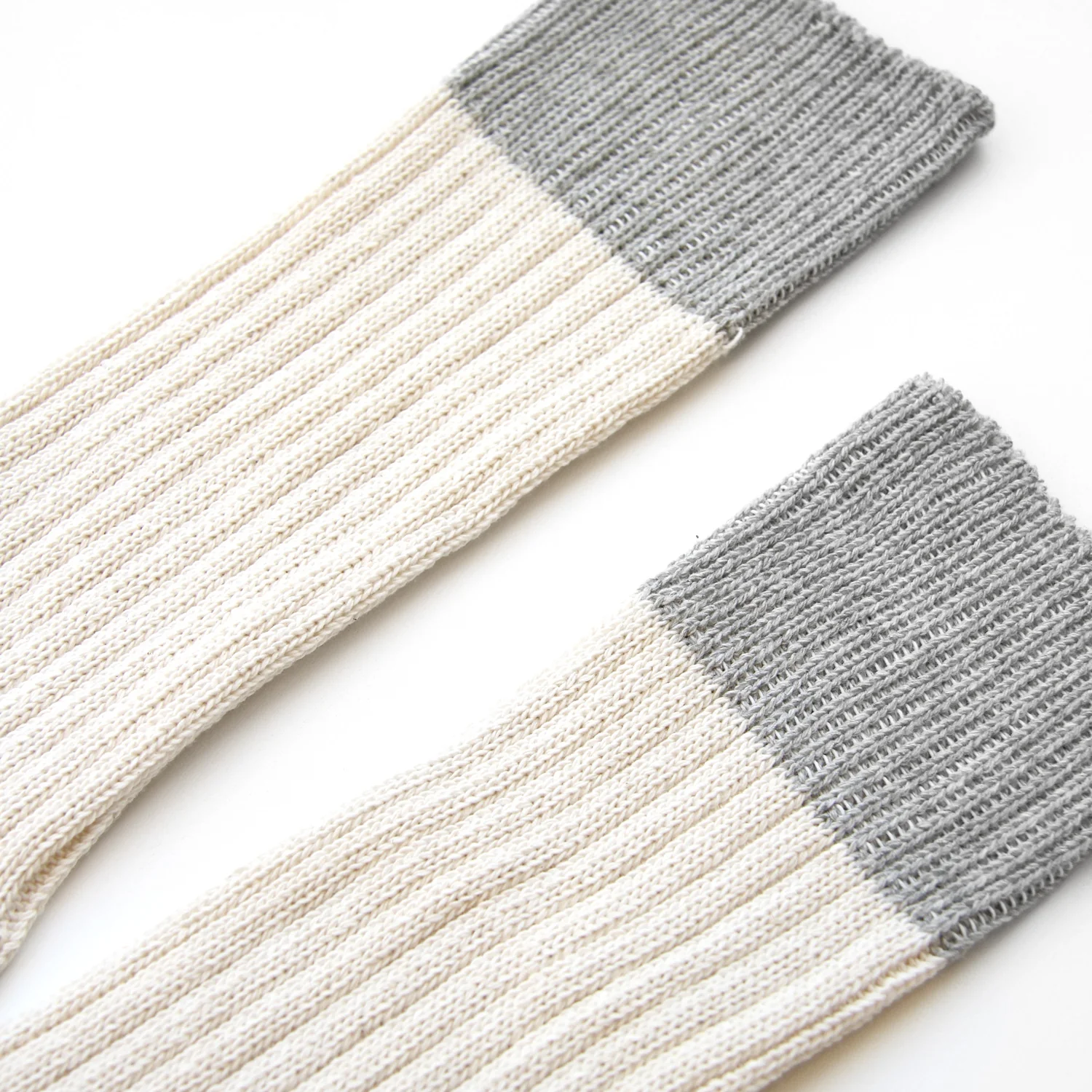 Cream Block Sock - Image 3