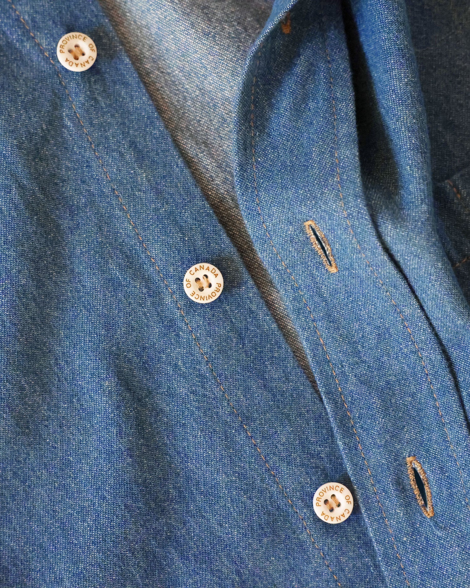 Dark Wash Denim Shirt - Unisex - Image 8