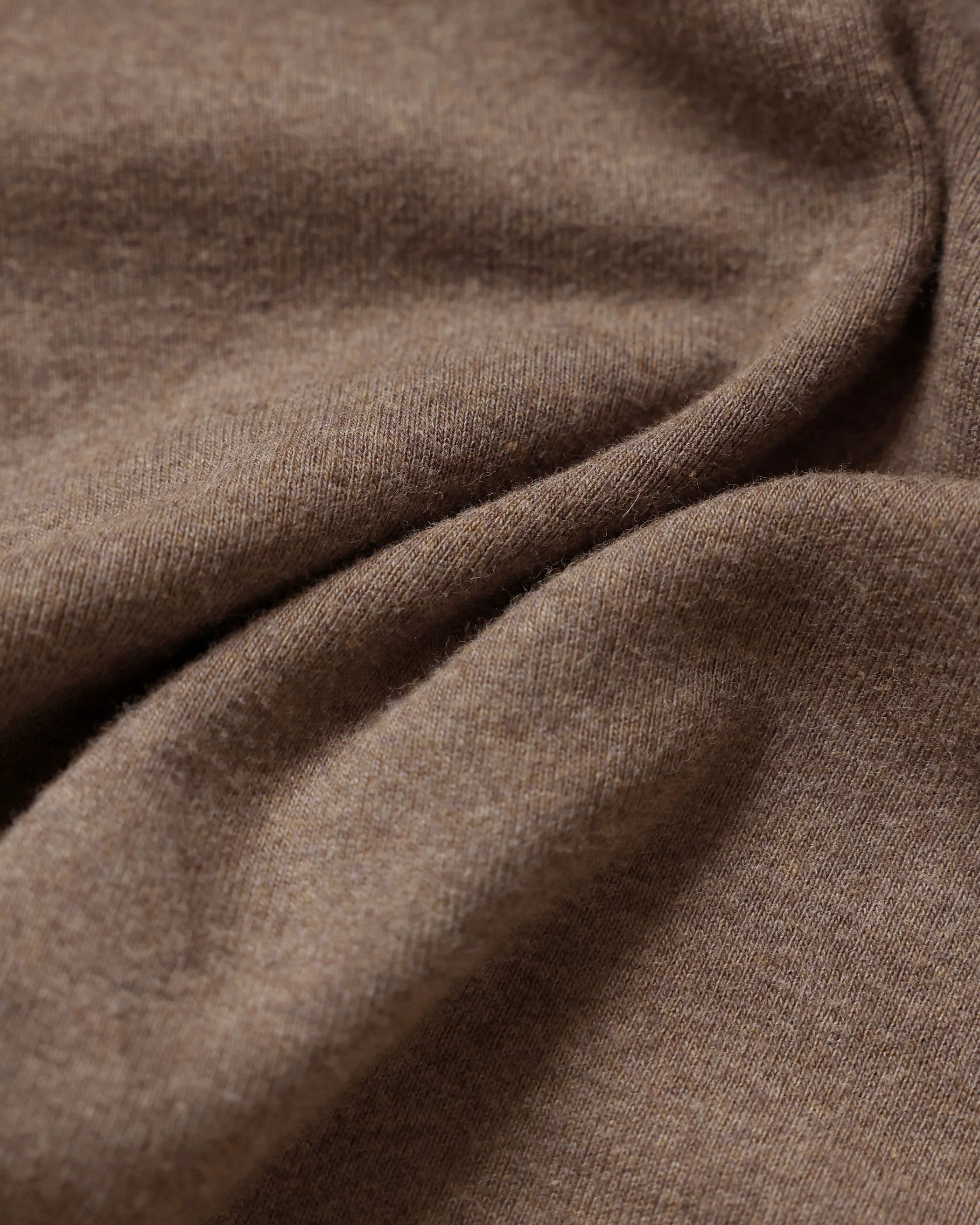 Fine Ribbed Long Sleeve Dress Heather Brown - Image 5