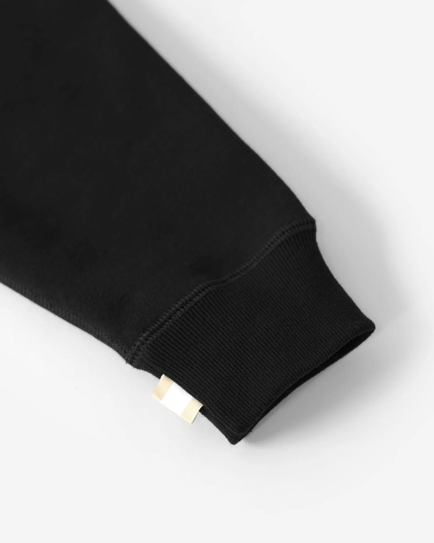 Flag Fleece Hoodie Black - Unisex - Image 5