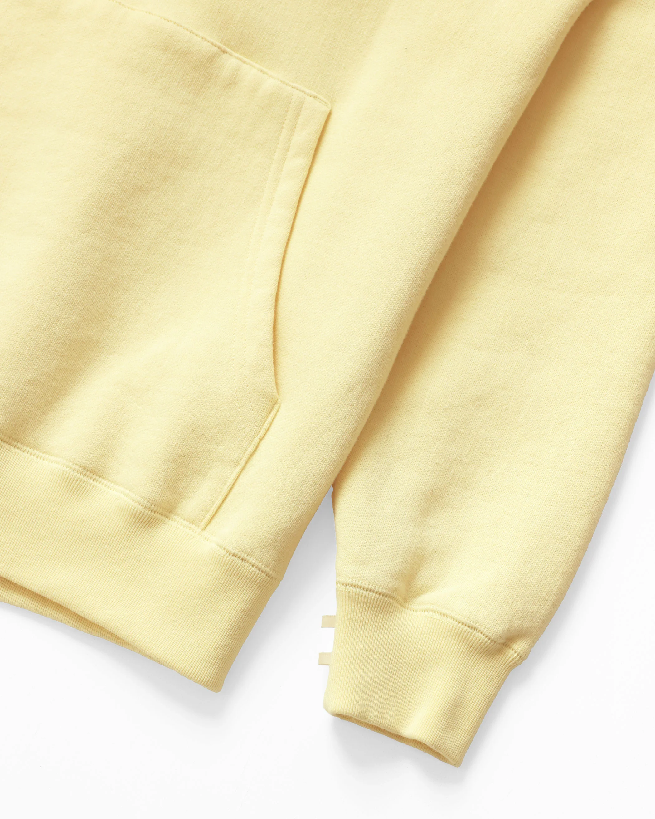 Flag Fleece Hoodie Butter - Unisex - Image 5