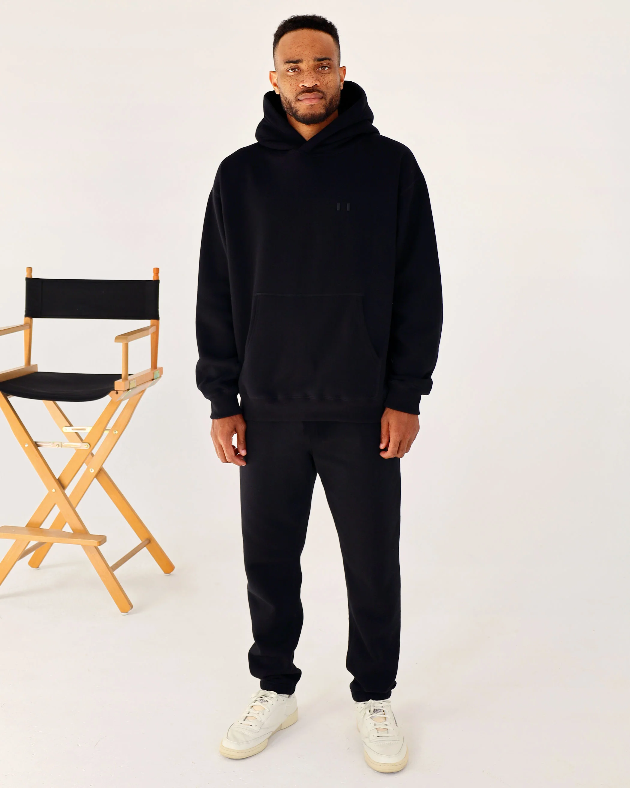 Flag Fleece Sweatpant Black - Unisex - Image 3