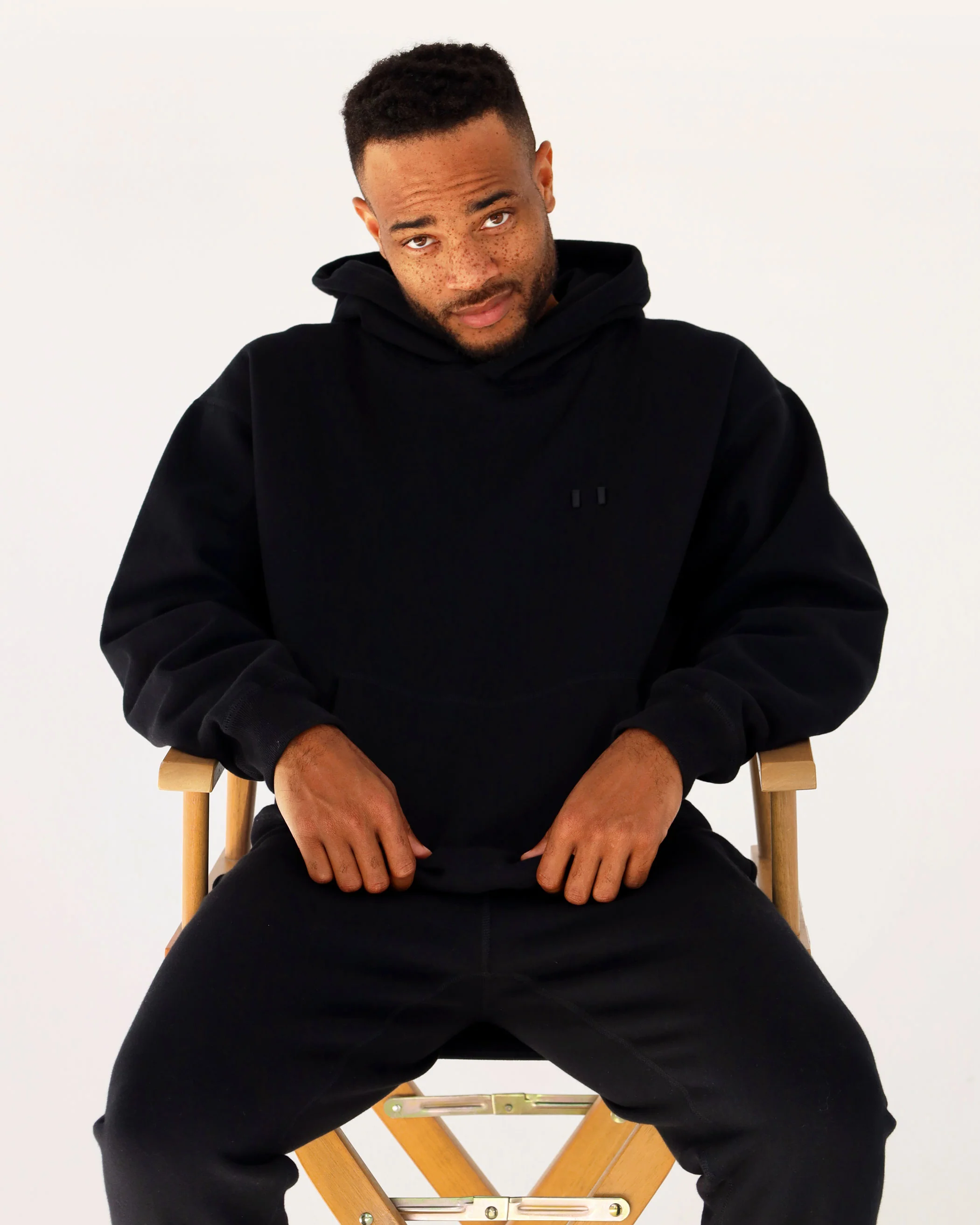 Flag Fleece Sweatpant Black - Unisex - Image 8