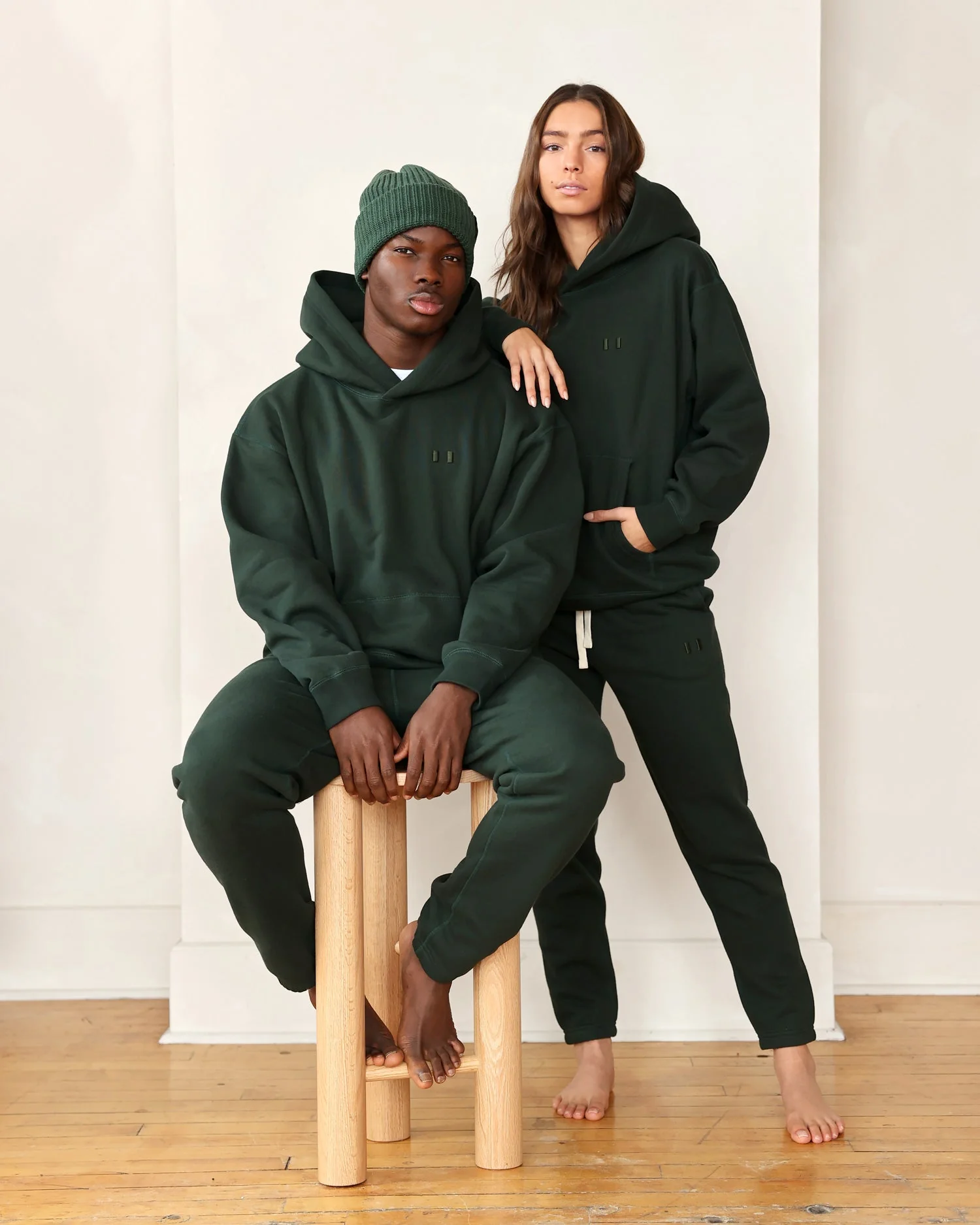 Flag Fleece Sweatpant Forest - Unisex - Image 9