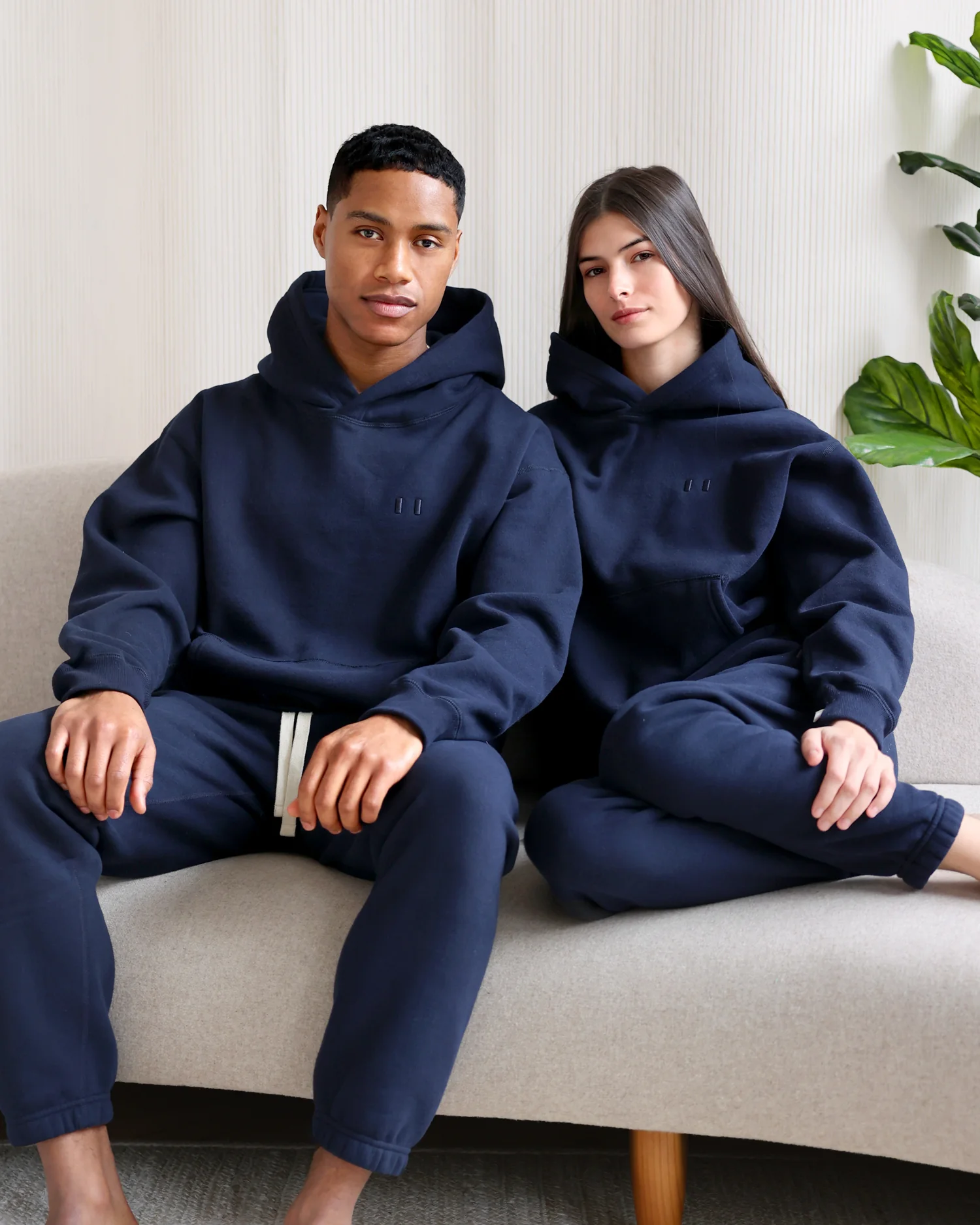 Flag Fleece Sweatpant Navy - Unisex - Image 8
