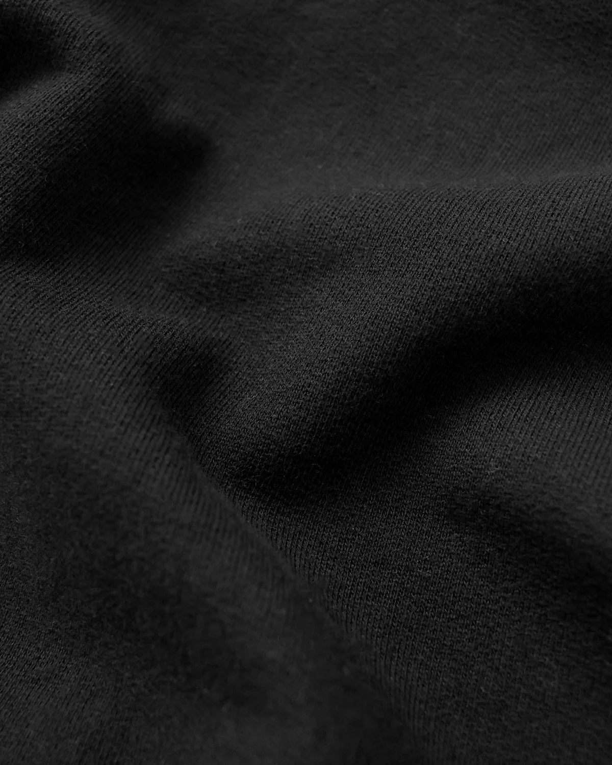 French Terry Hoodie Black - Unisex - Image 11