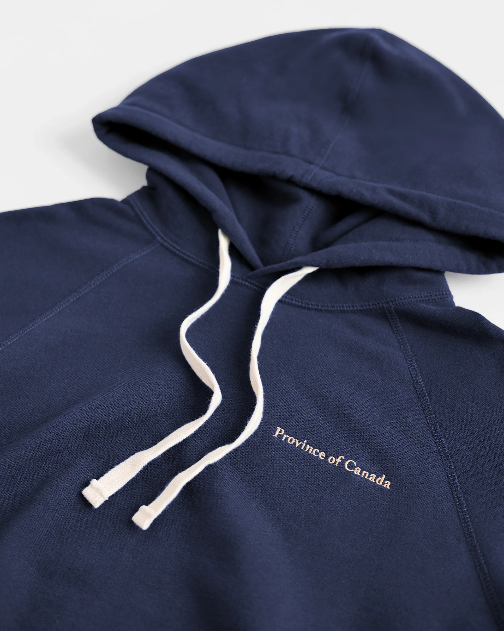 French Terry Hoodie Navy - Unisex - Image 5