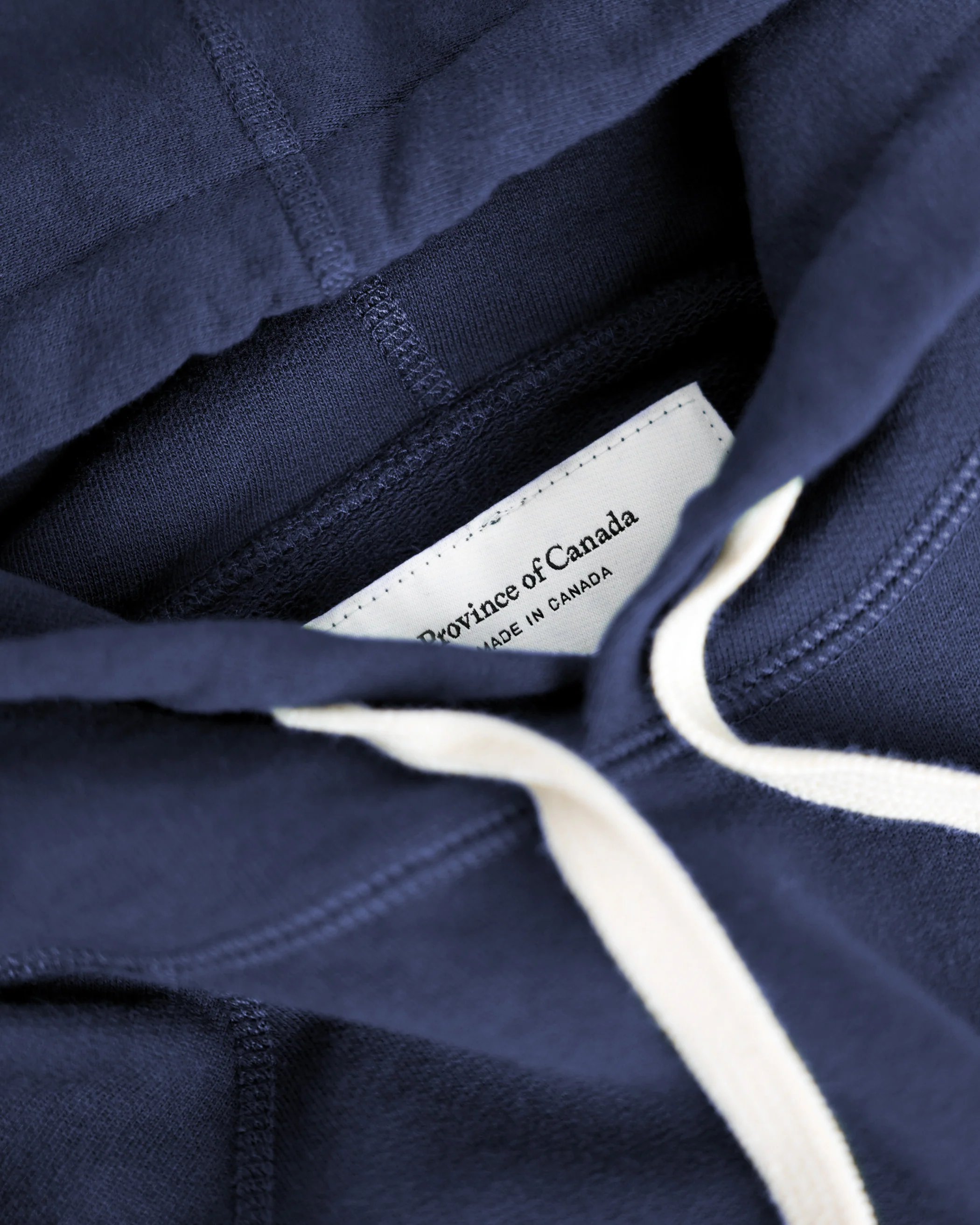 French Terry Hoodie Navy - Unisex - Image 6