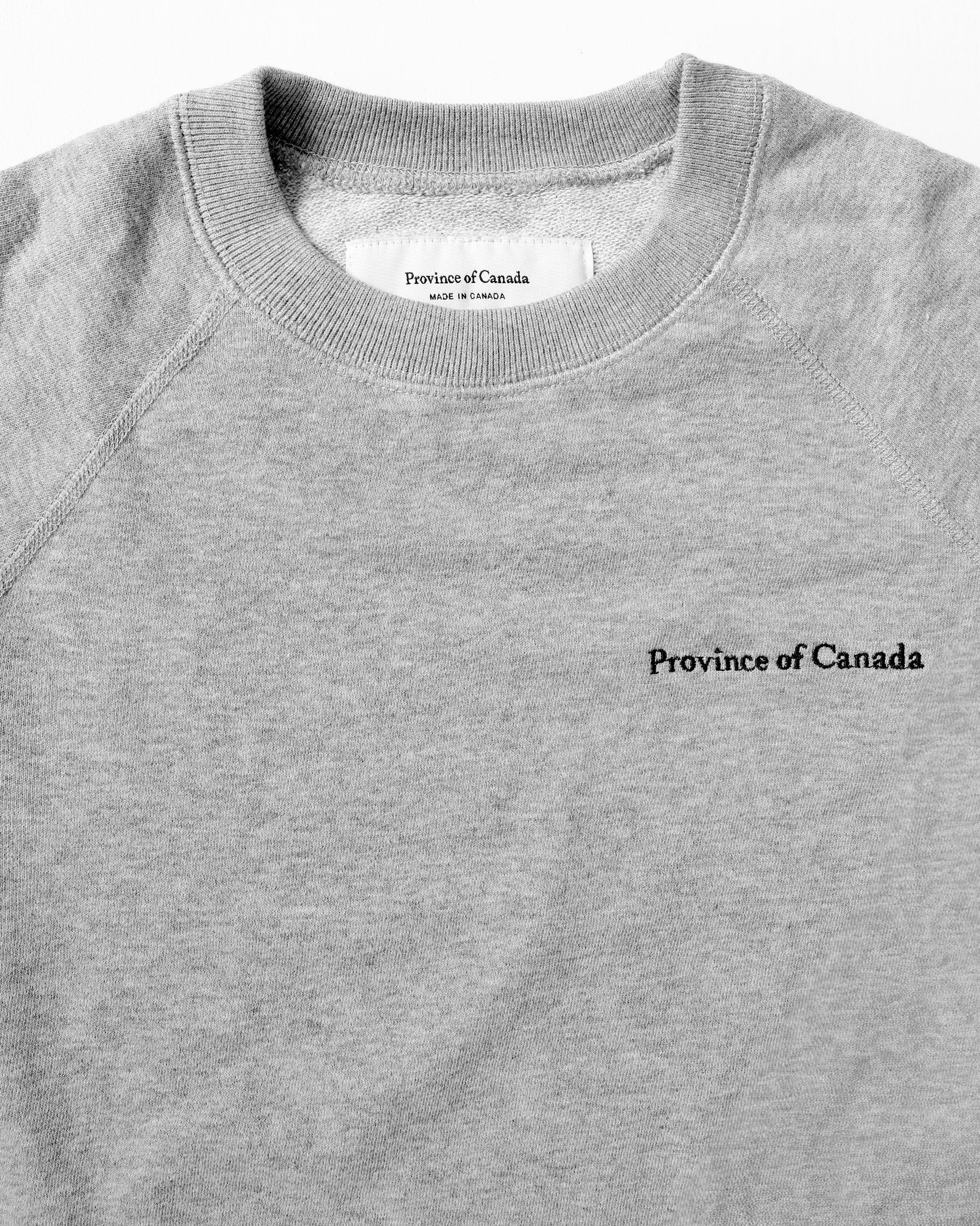 French Terry Sweatshirt Heather Grey - Image 4