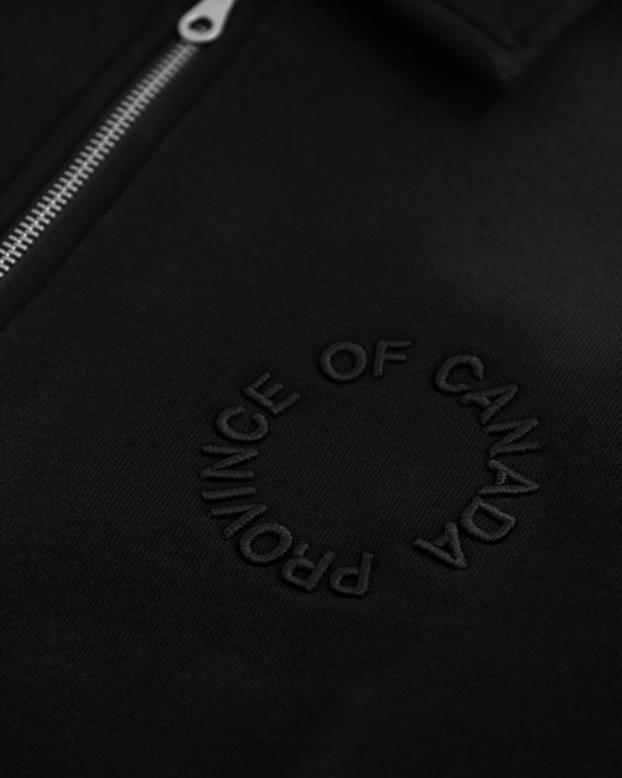 Half Zip Fleece Sweatshirt Black - Unisex - Image 4