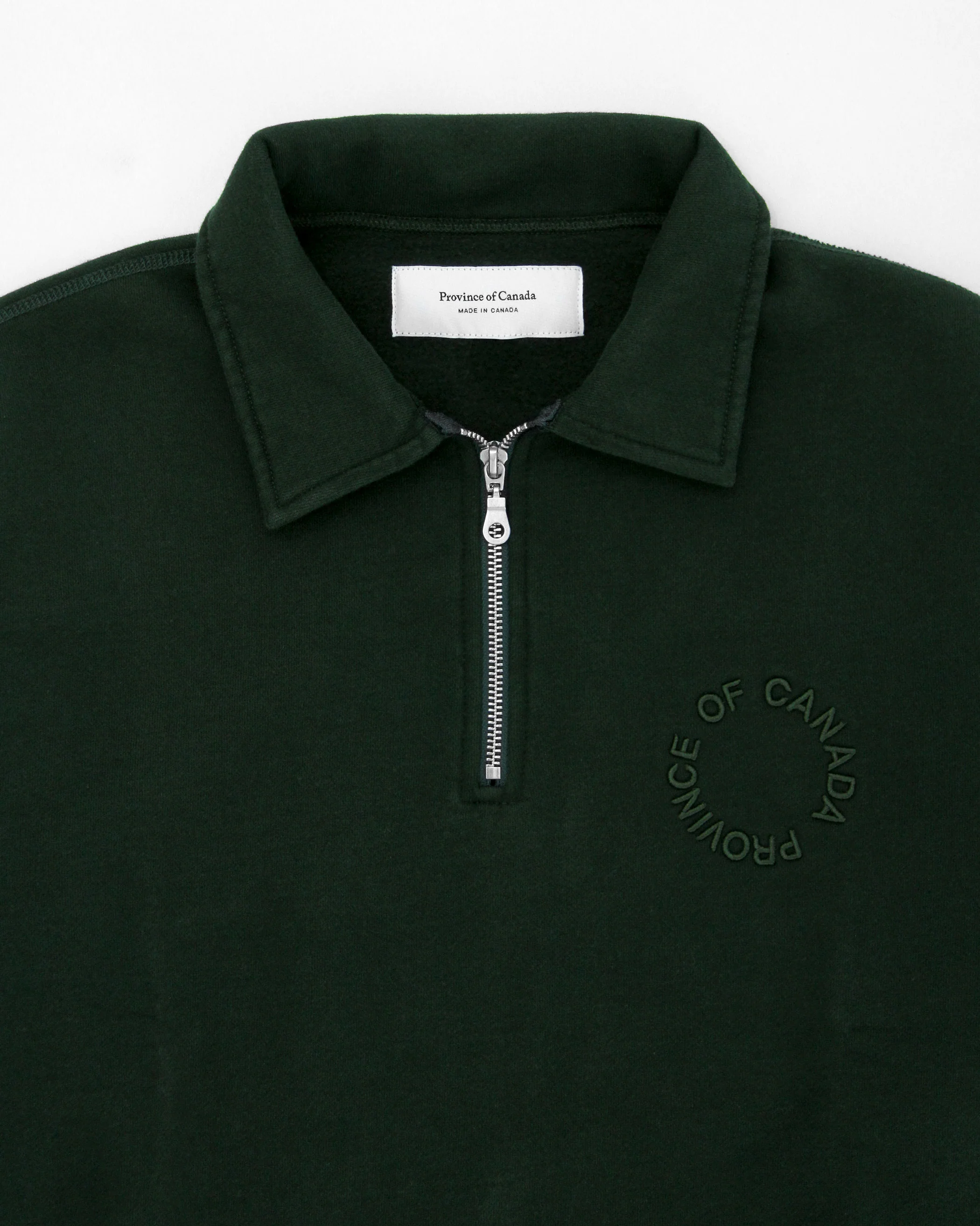 Half Zip Fleece Sweatshirt Forest - Unisex - Image 5