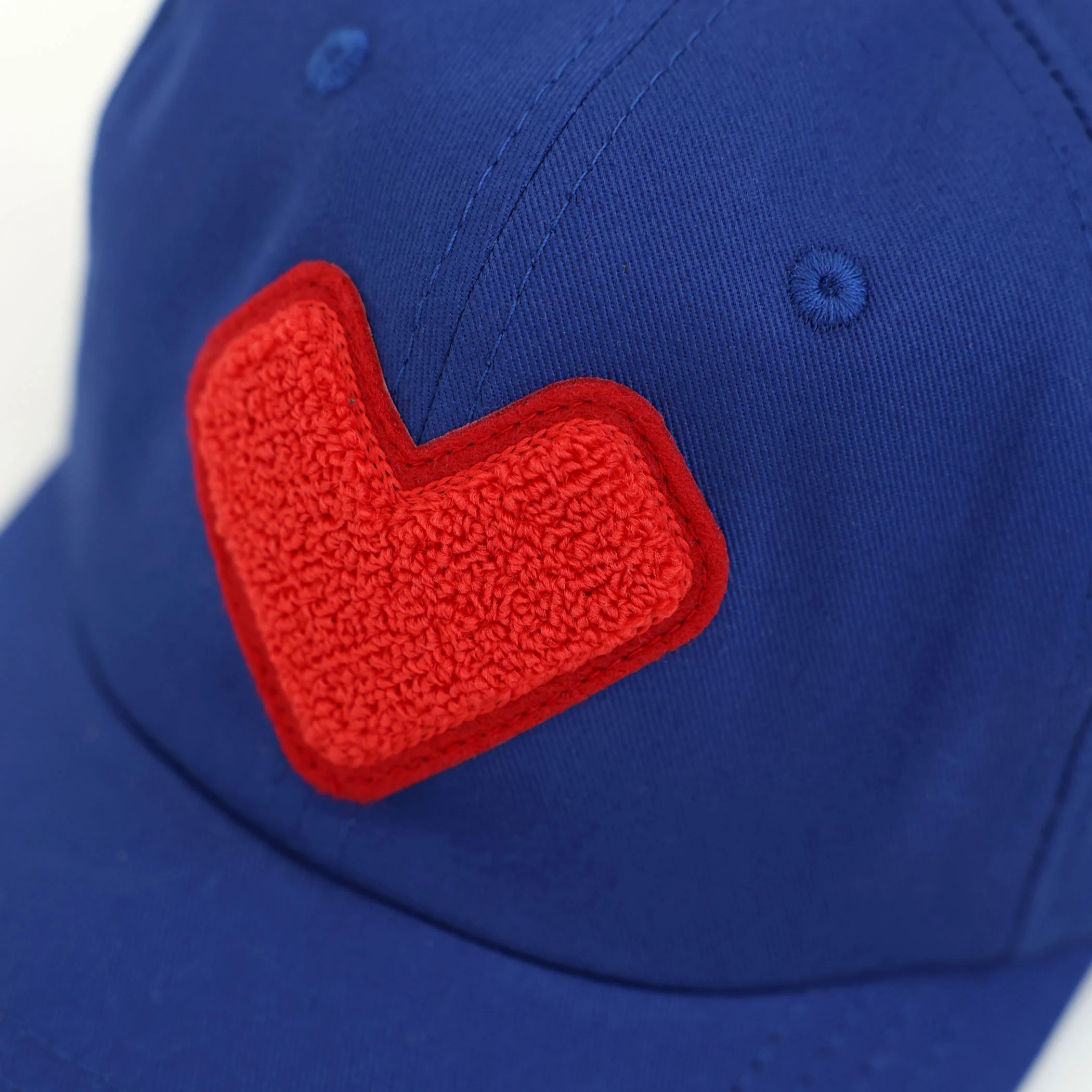 Heart Baseball Hat Royal - Image 5
