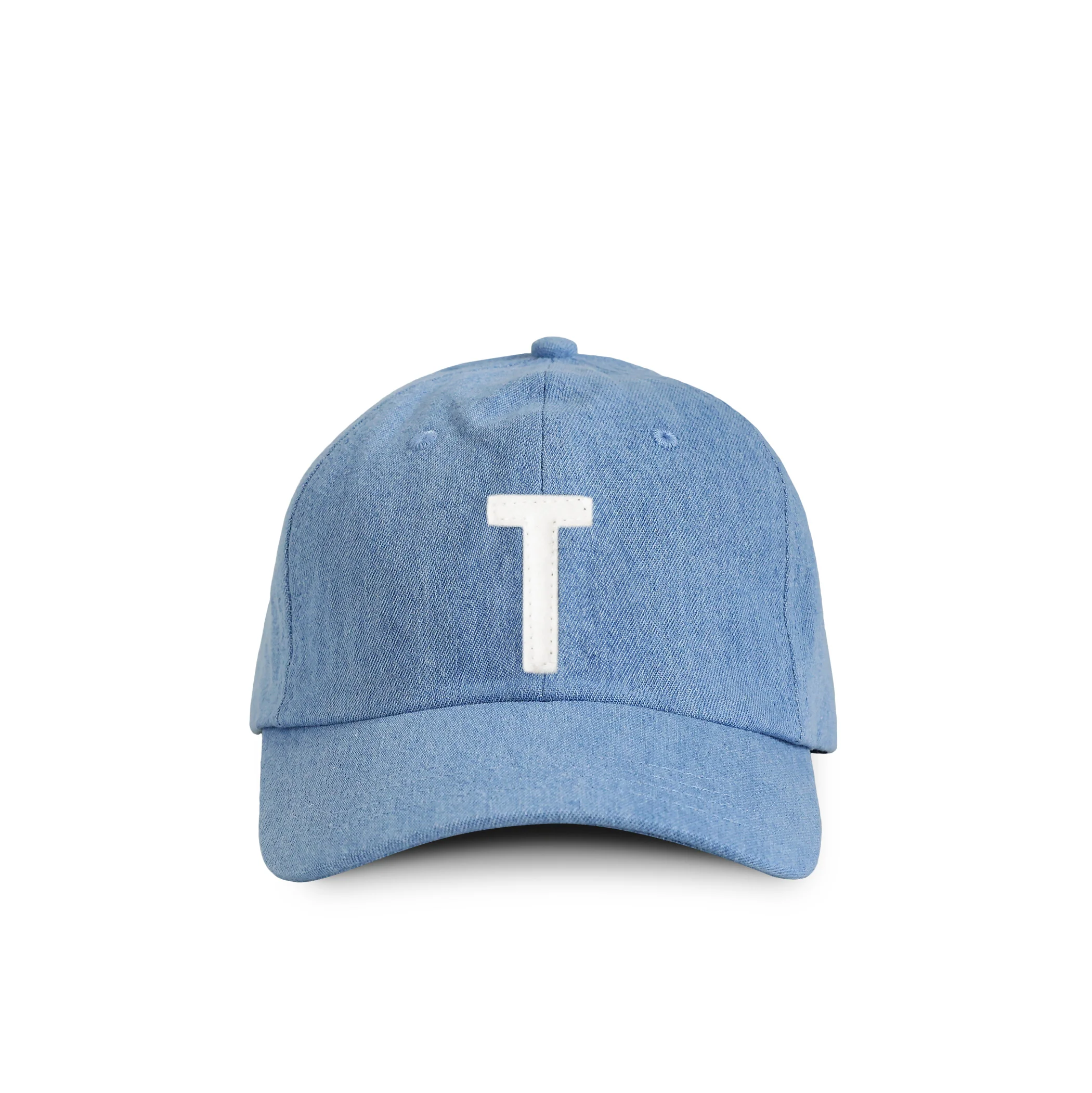 Kids Letter T Baseball Hat Denim