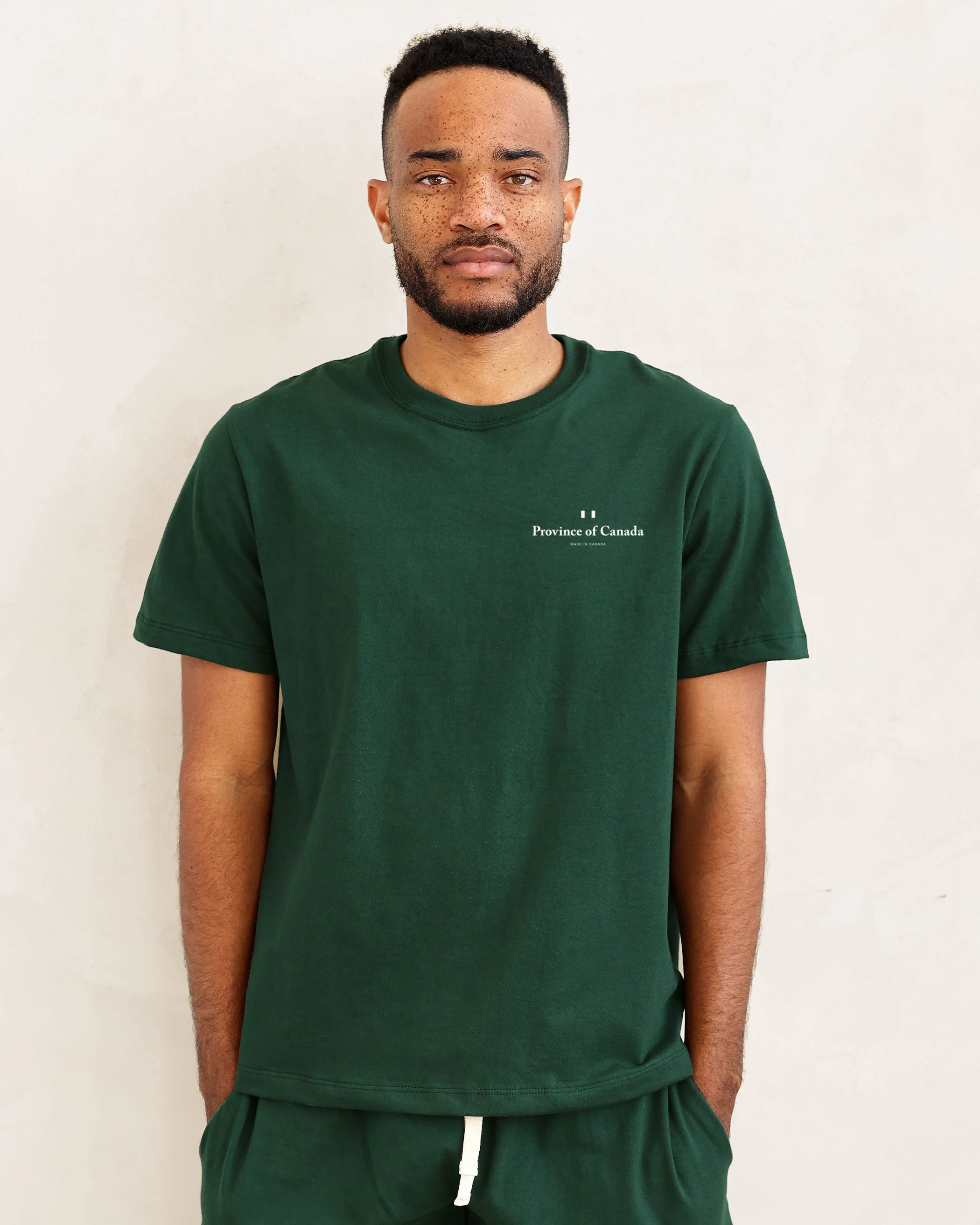 Left Chest Logo Tee Forest - Unisex - Image 2