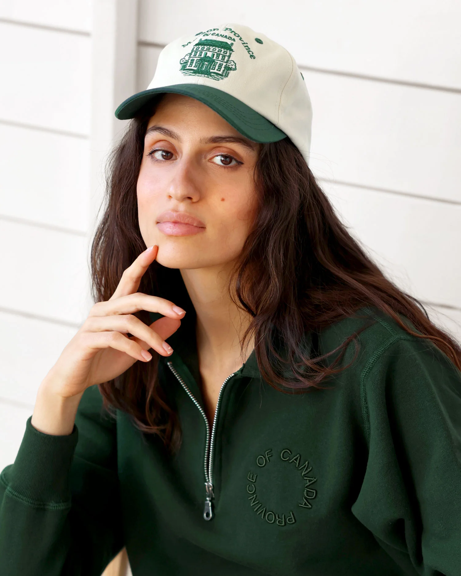 Maison Baseball Hat Natural Forest - Image 6