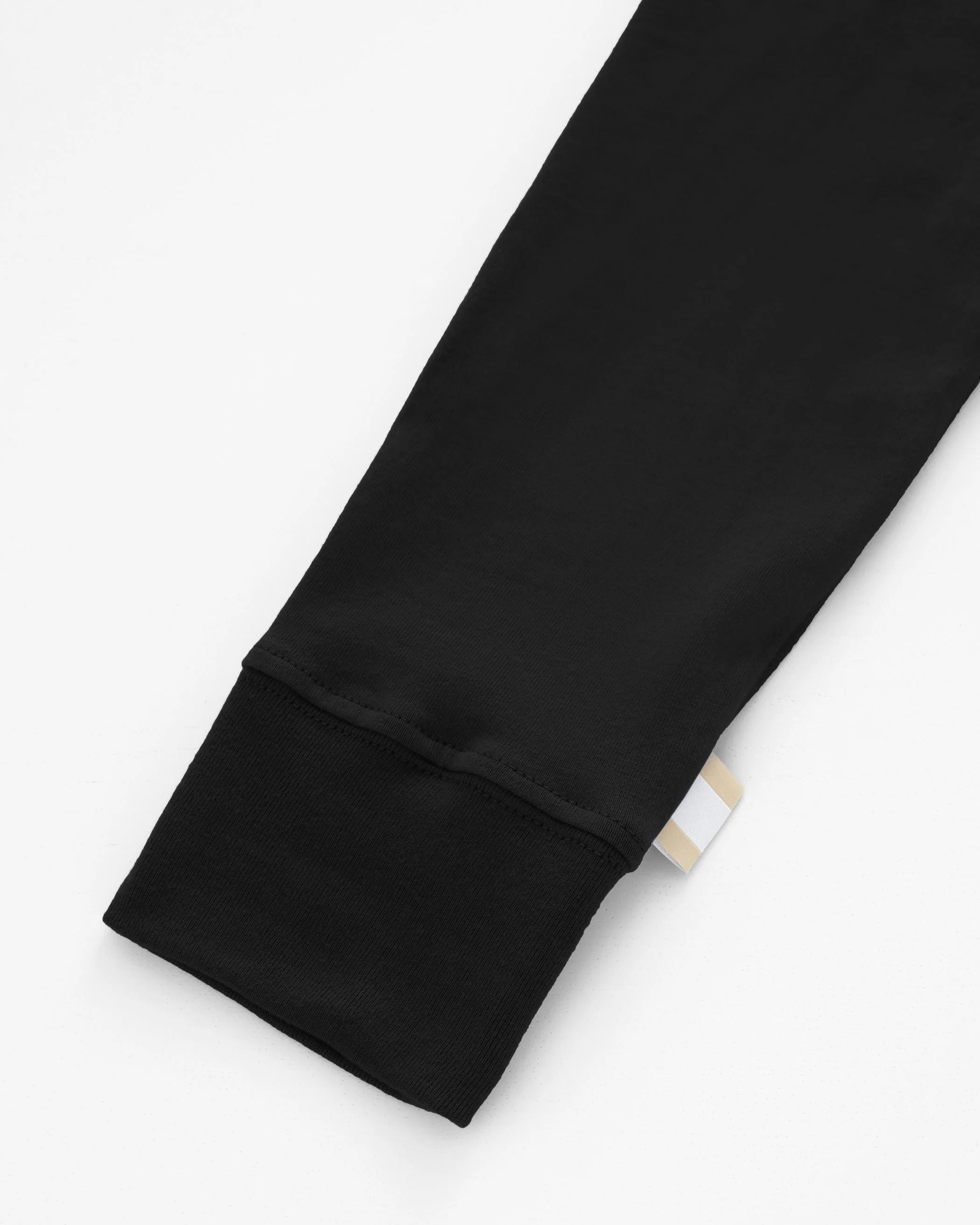 Monday Long Sleeve Crop Top Black - Image 4