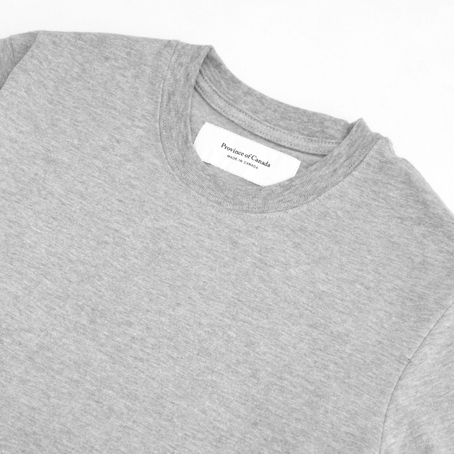 Monday Long Sleeve Crop Top Heather Grey - Image 3