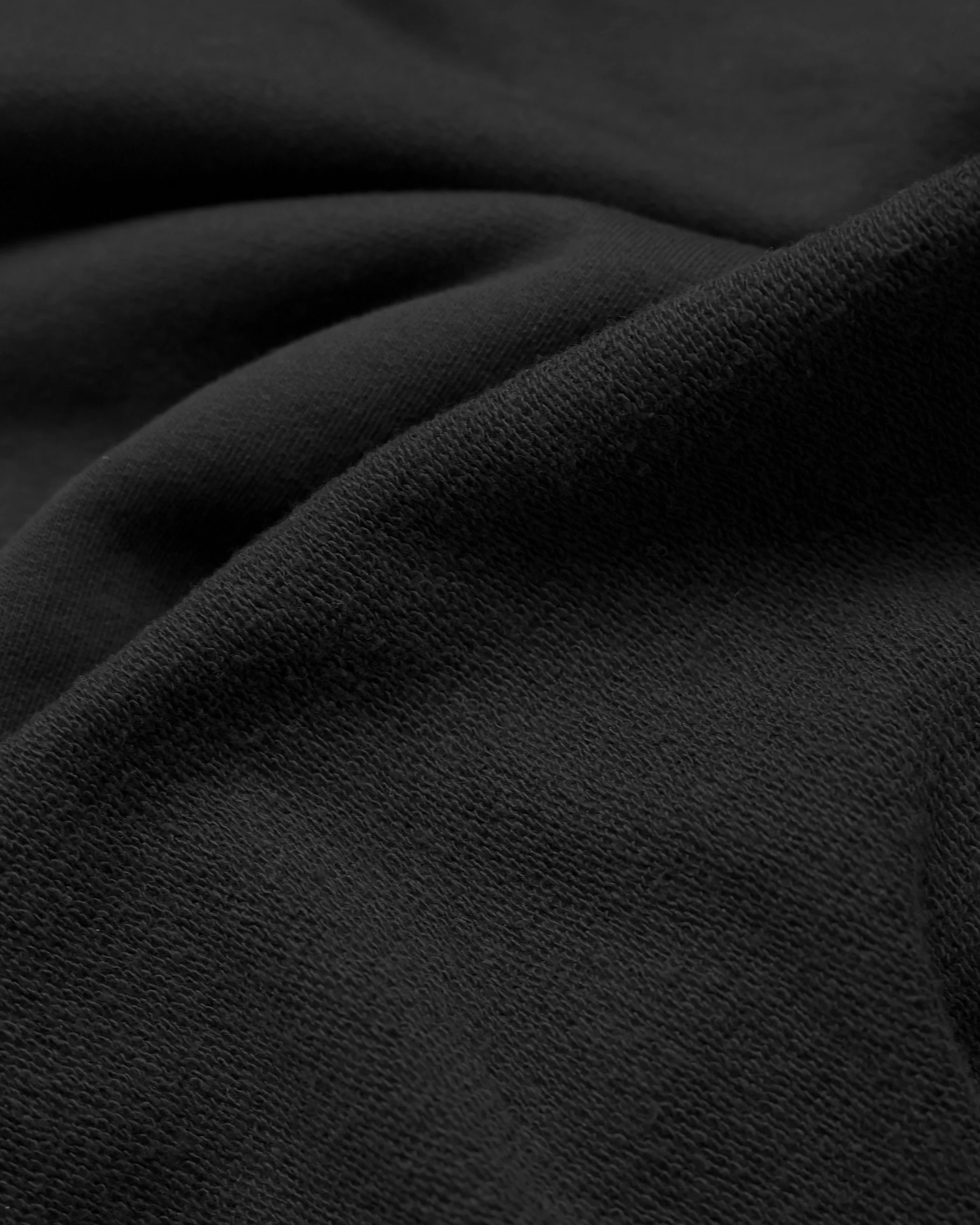 Relaxed French Terry Sweatpant Black - Unisex - Image 7
