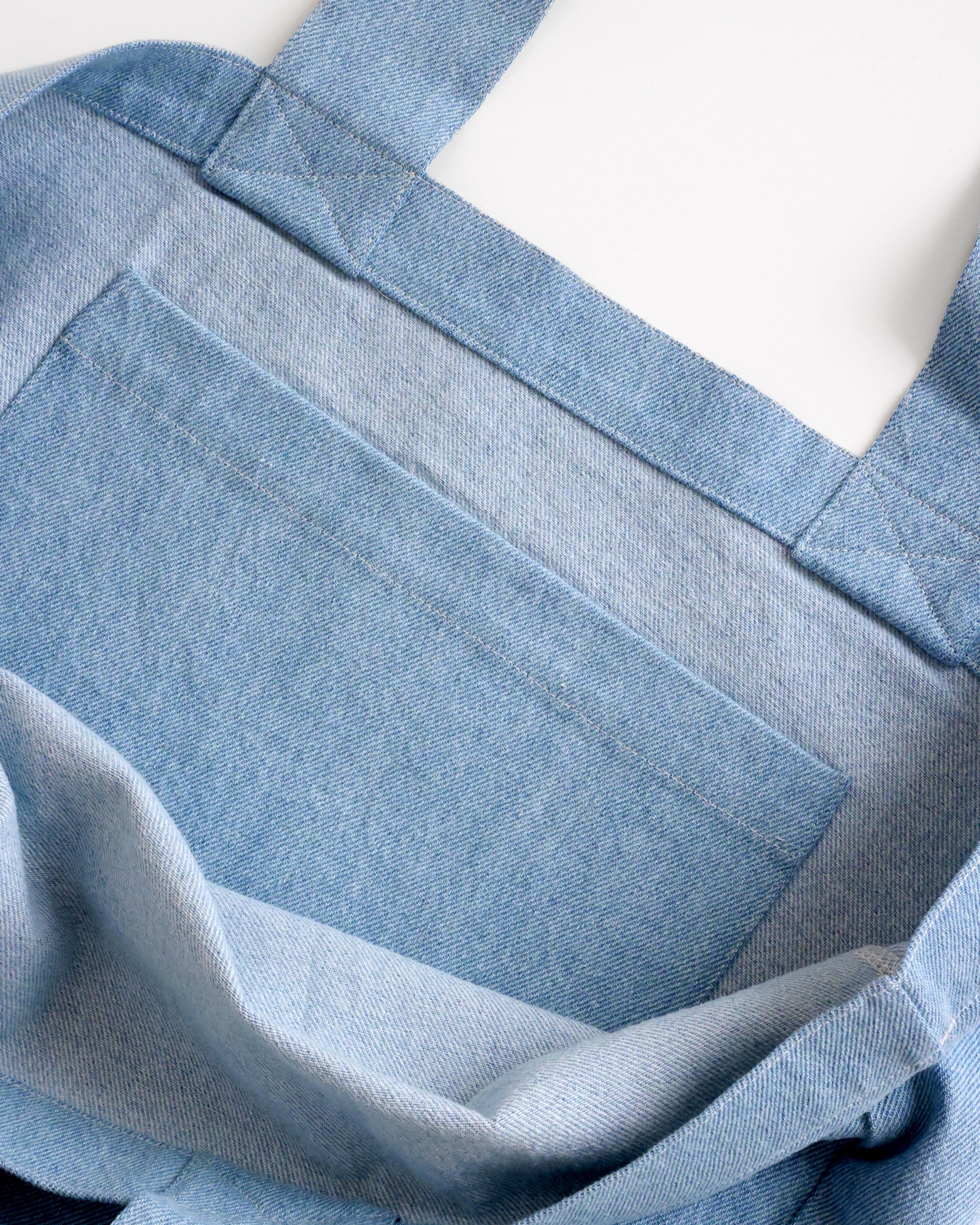 Wordmark Tote Bag Denim - Image 4